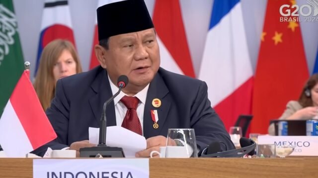 Presiden Prabowo Subianto KTT G20 .